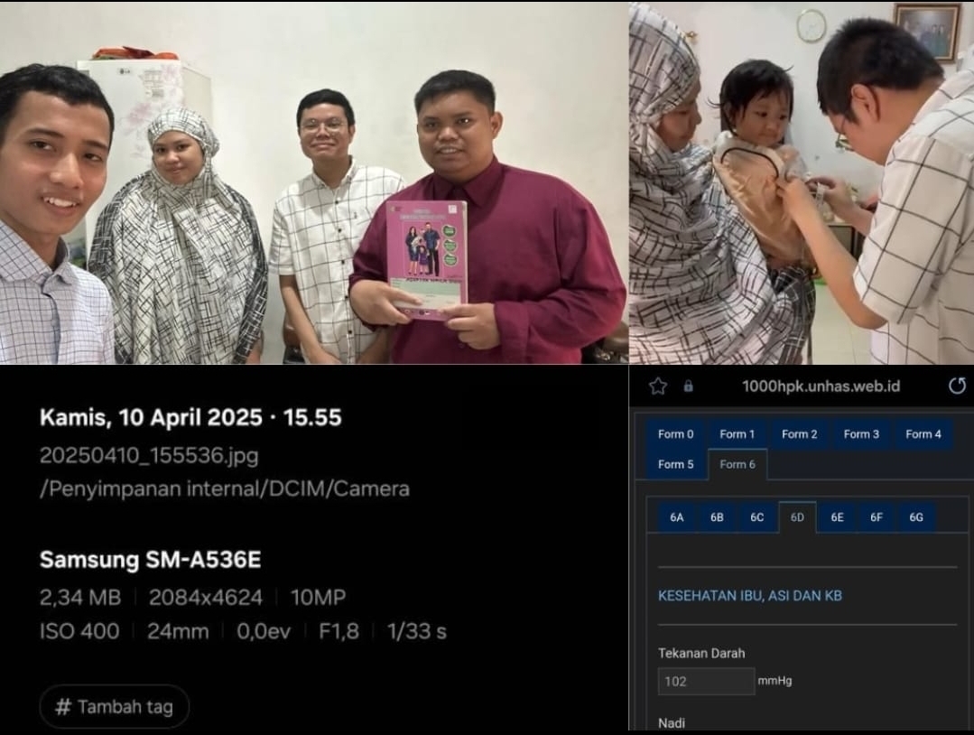 Kunjungan ke 2 pada Tanggal  (10 April 2025) dengan ibu Linda 