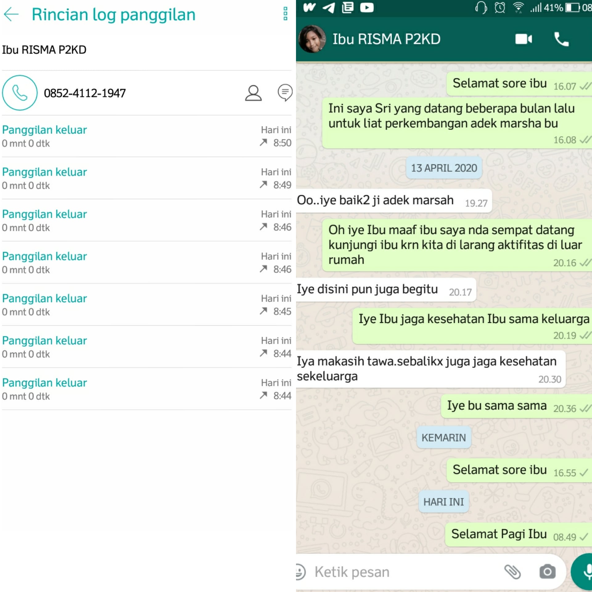 Follow Up 1000 HPK Via Whatsapp