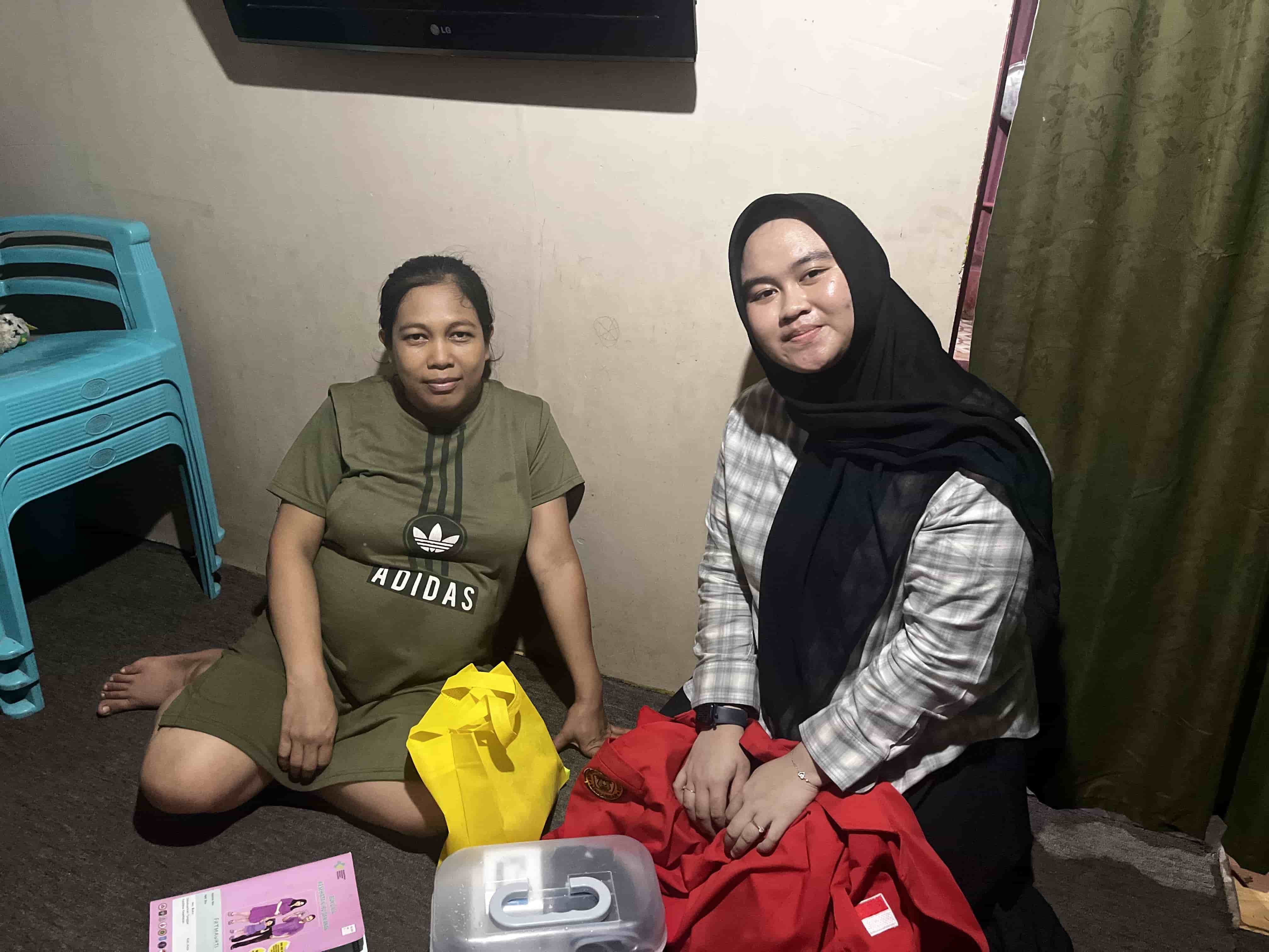 KUNJUNGAN PERTAMA DENGAN IBU FATMAWATI DALAM PROGRAM 1000 HARI PERTAMA KELAHIRAN