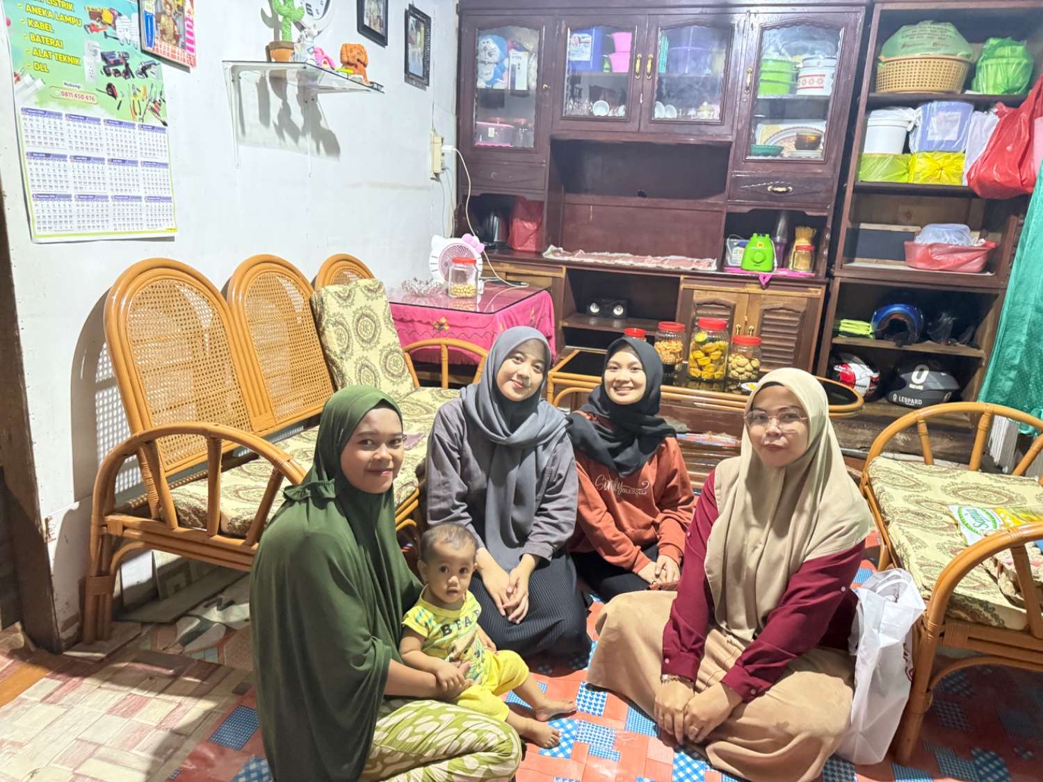 Kunjungan Ke-5 bersama Ibu Fitriani dan Adik Zahya