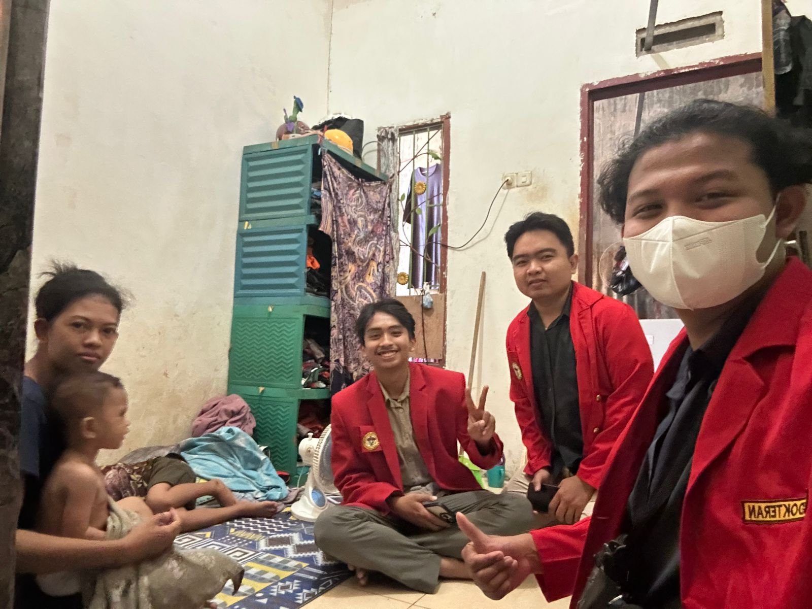 Kunjungan ketiga ke hunian ibu fatimah dan adik zaka
