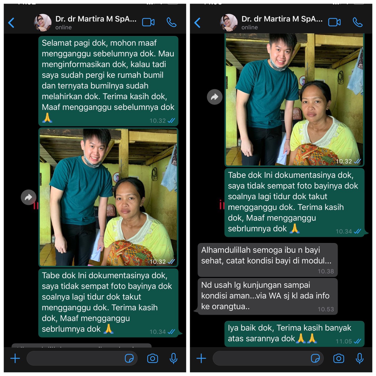 Diskusi dengan Dokter Pembimbing