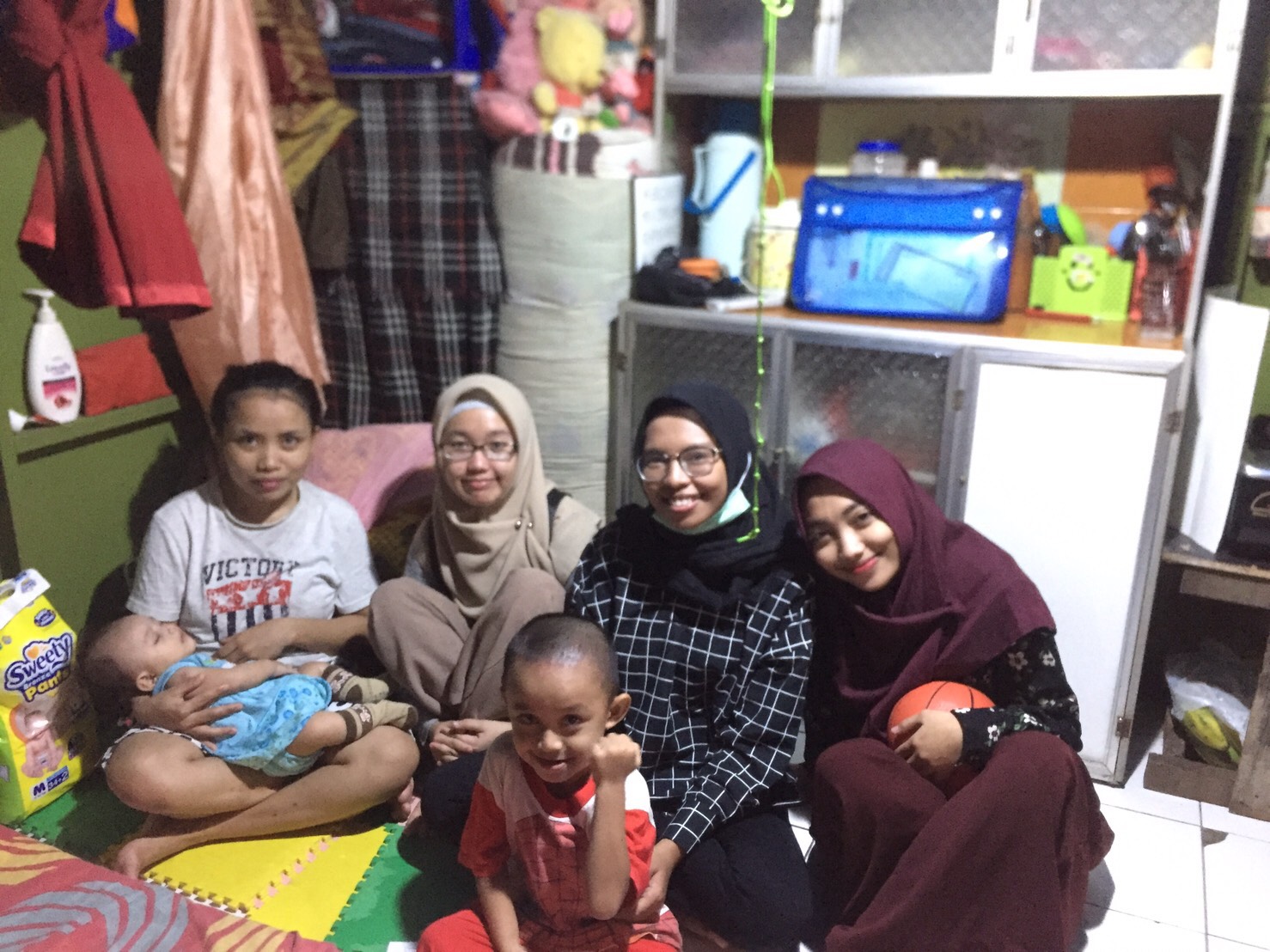 Kunjungan Kedua ke rumah Ibu Hamriah dan keluarga