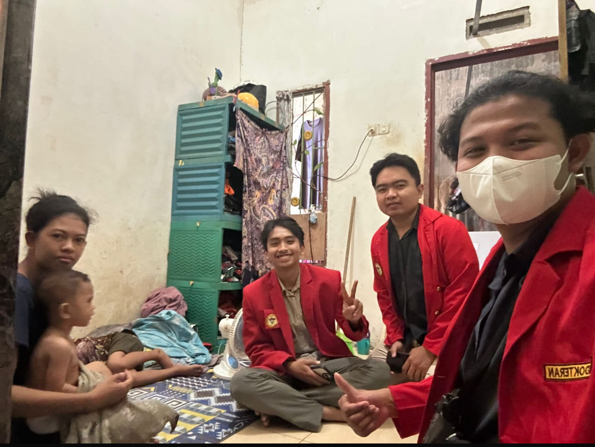 Kunjungan ketiga ke hunian ibu fatimah dan adik zaka