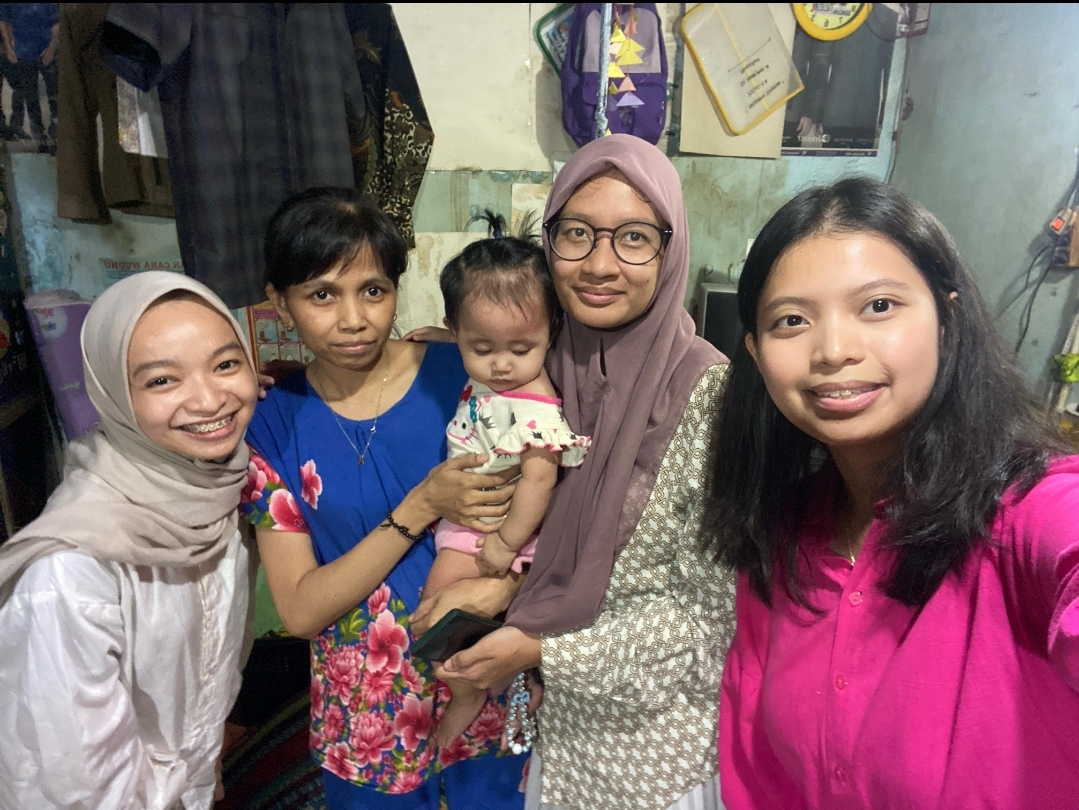 Kunjungan Kelima dengan Ibu Damping Baru, Ibu Jumriana dan Adek Dinara (15 Mei 2025) oleh Kelompok 12