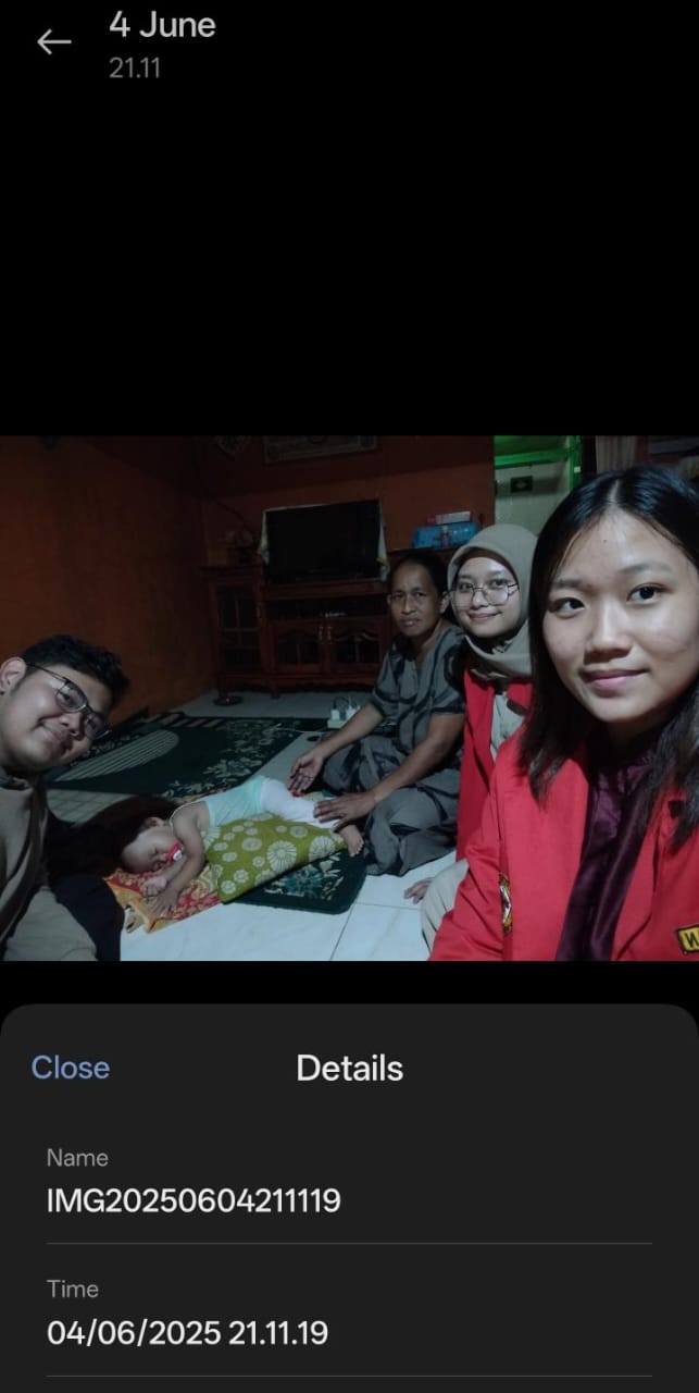 KUNJUNGAN KELIMA ADEK DELISHA
