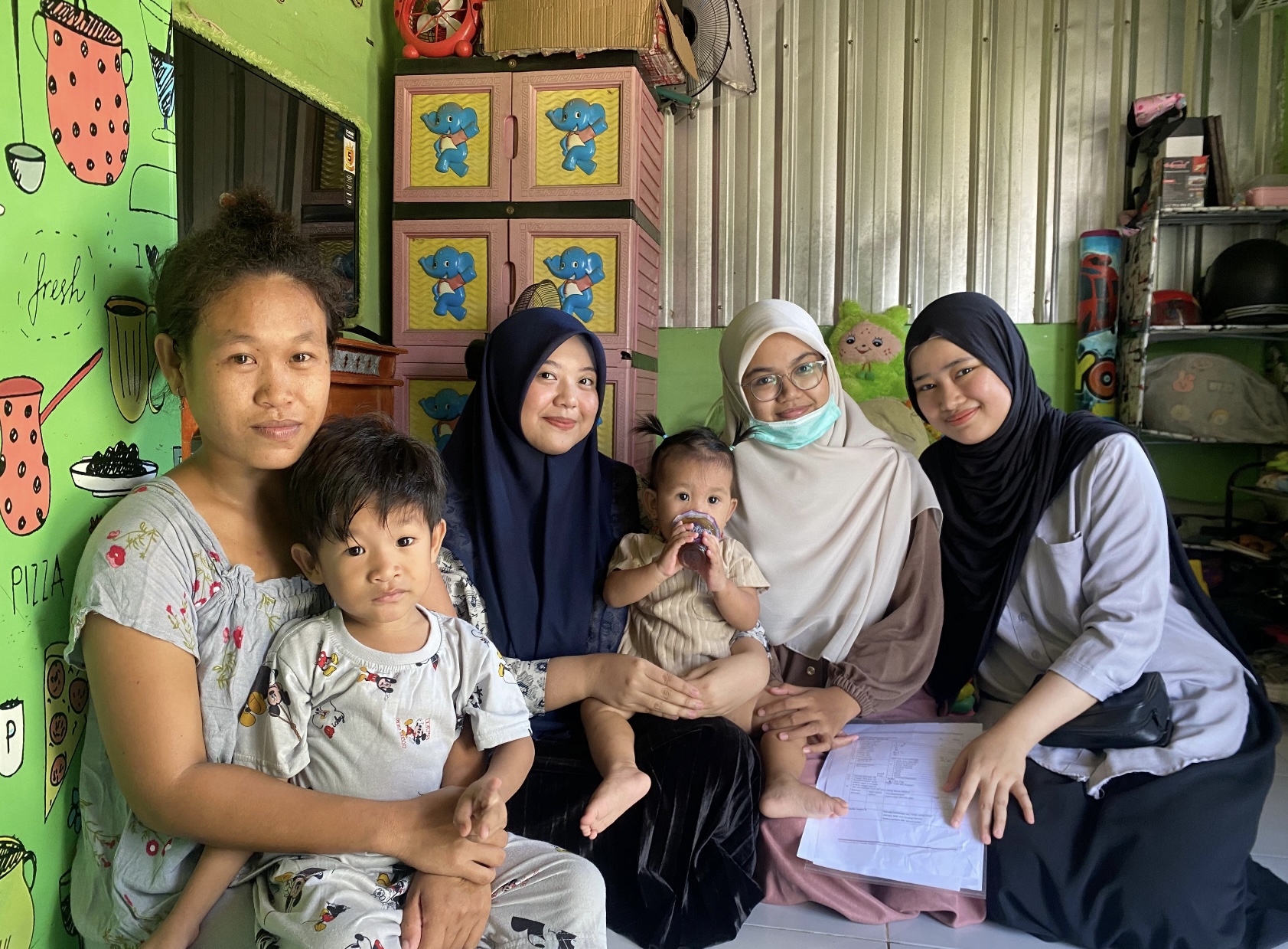 KUNJUNGAN KEENAM BERSAMA IBU YULIANTI DAN ADEK FANY