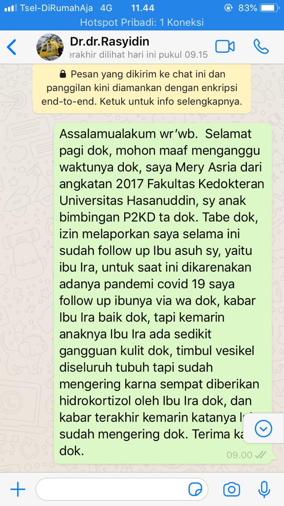 Diskusi dengan Dosen Pembimbing