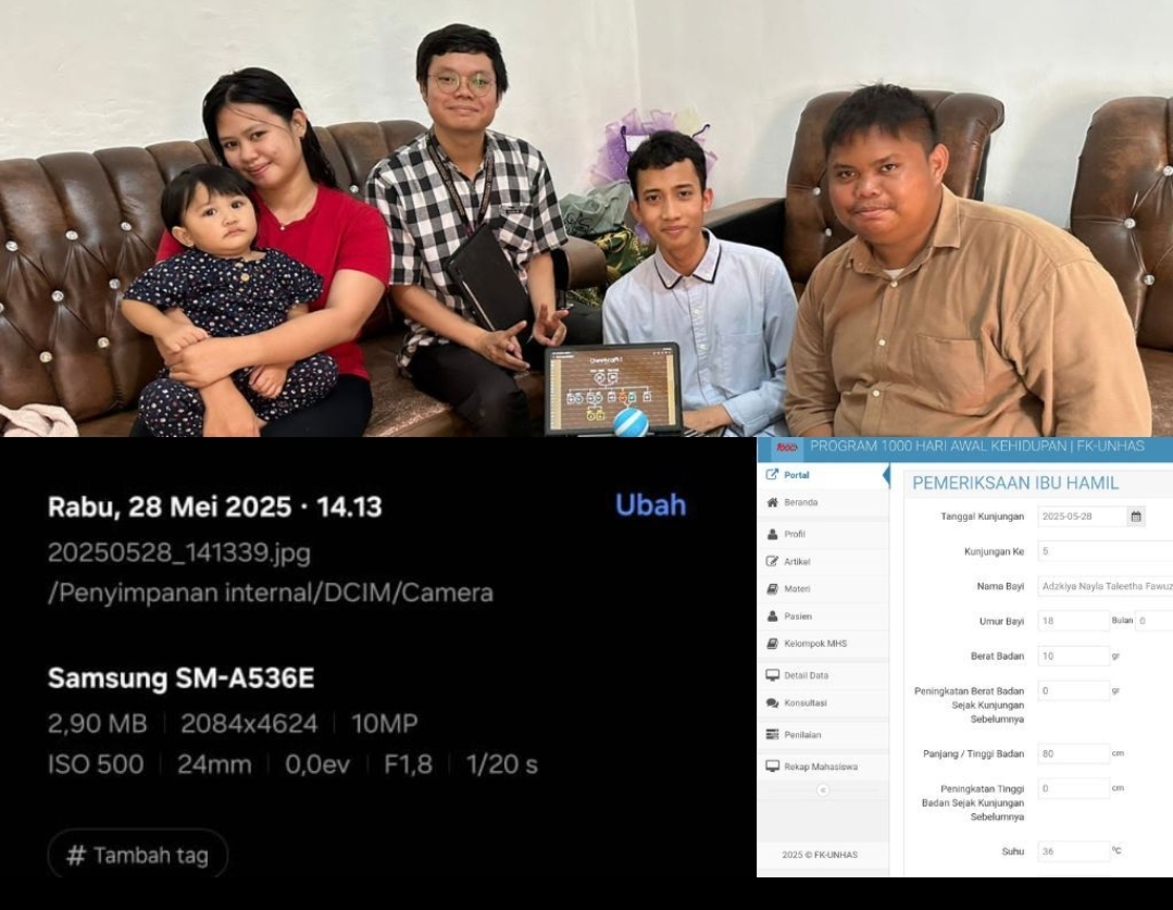 Kunjungan ke 5 pada Tanggal  (28 Mei 2025) dengan ibu Linda 