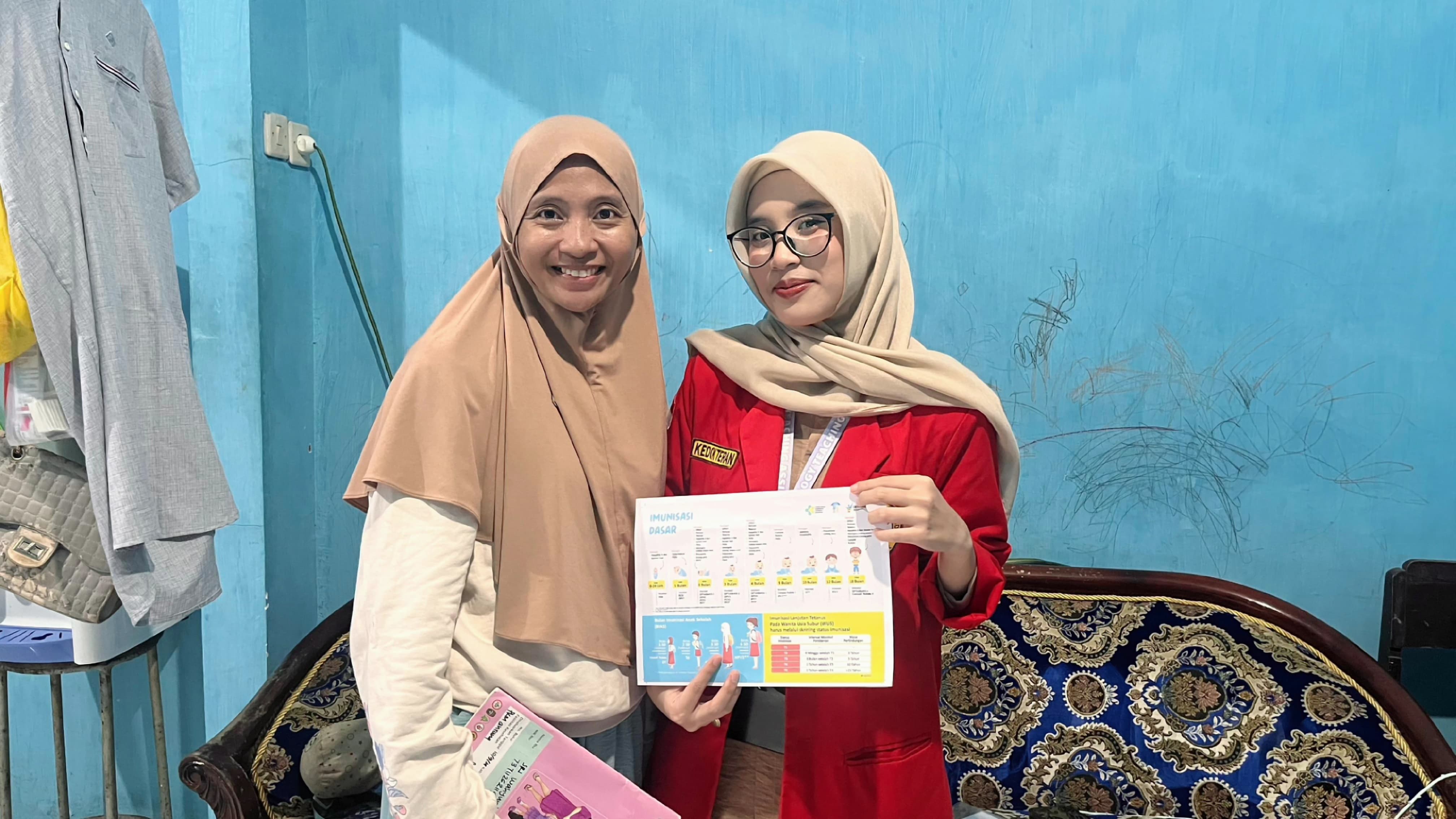 Kunjungan 1: Belajar Memahami Imunisasi dan Faktor Risiko Kesehatan Ibu–Bayi