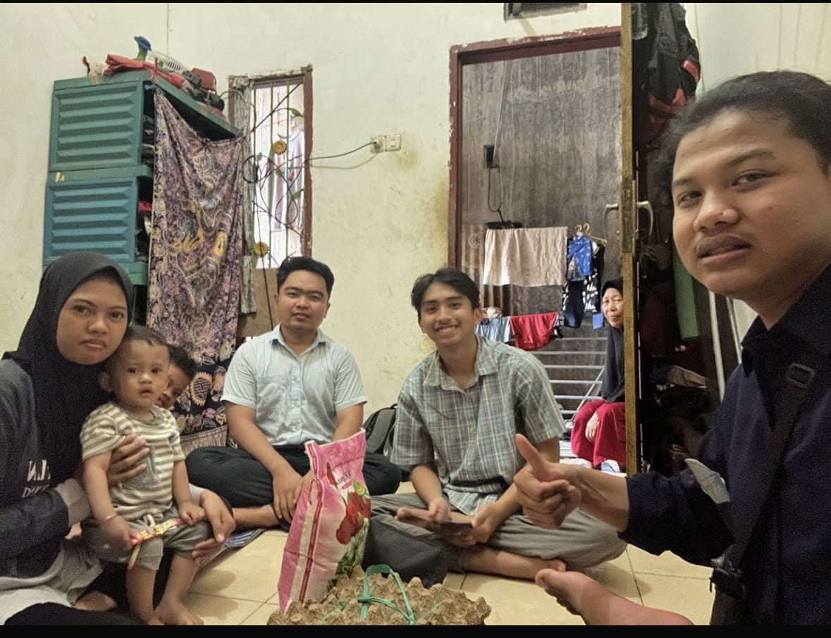 Kunjungan kedua ke hunian ibu fatimah dan adik zaka