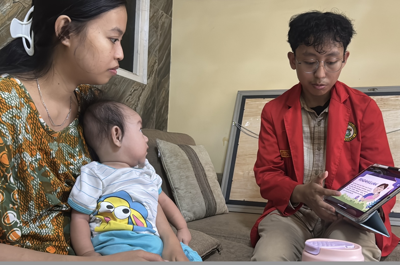 Kunjungan Kedua P2KD III pada 9 Oktober 2025 : Edukasi mengenai Pertumbuhan dan Perkembangan Bayi, Edukasi Manajemen Laktasi dan Pemeriksaan Fisik