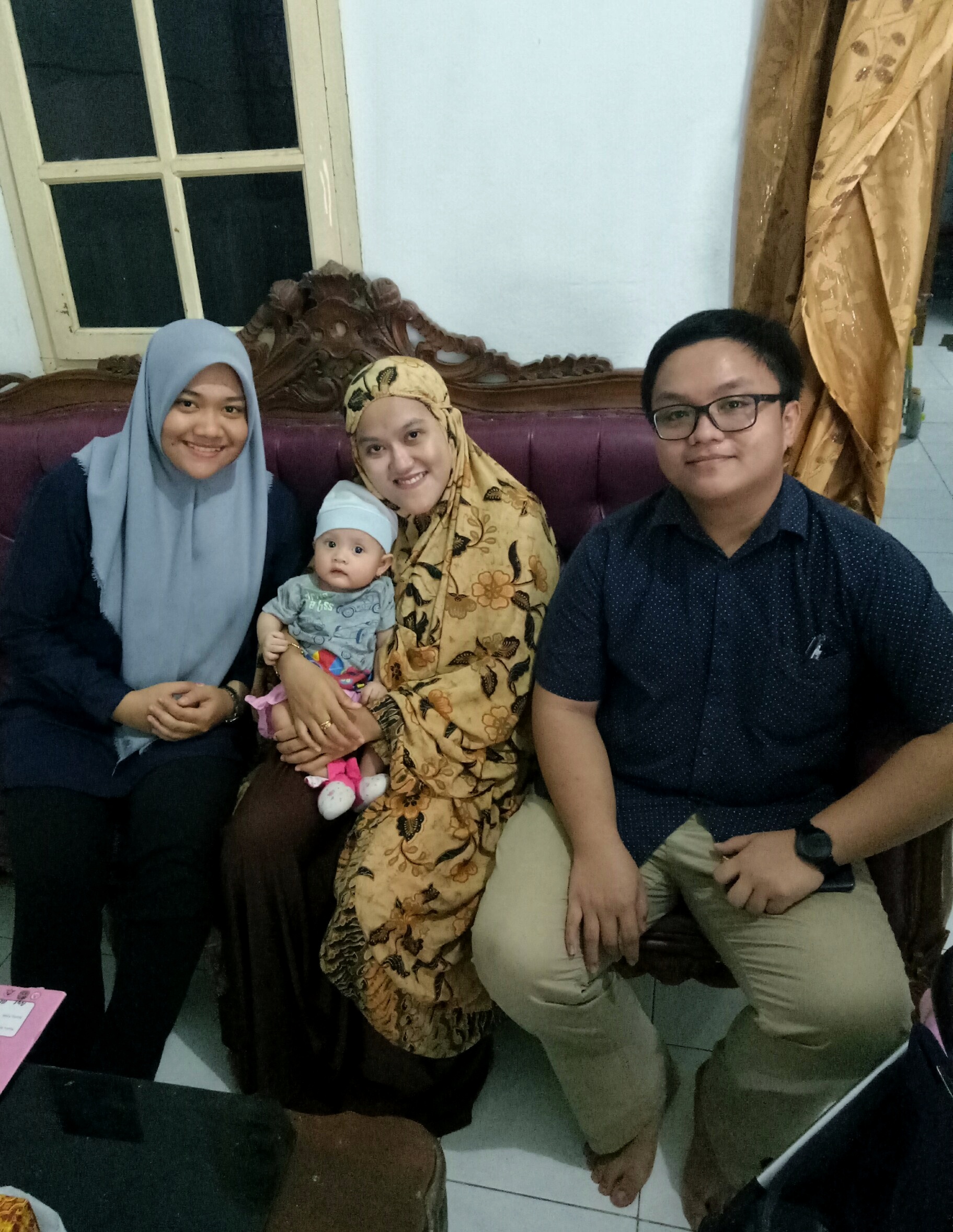 Kunjungan ketiga : Bertemu Anak yang cantik dan sholeha "Ceisya"