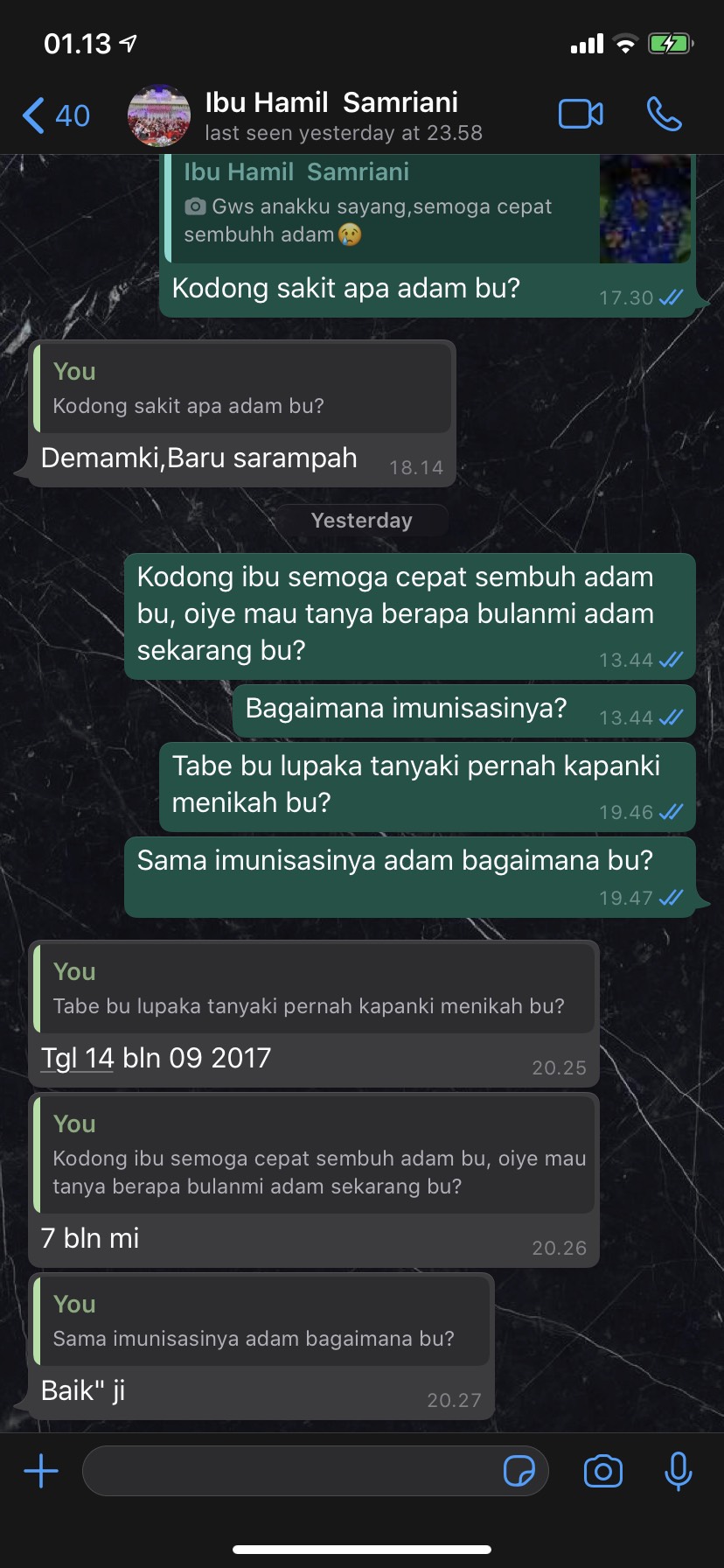 Follow Up Adik Adam Tanpa Mengenal Waktu
