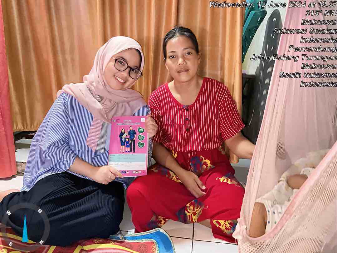 Kunjungan Terakhir Program P2KD di Rumah Ibu Jeni dan Adik Deren