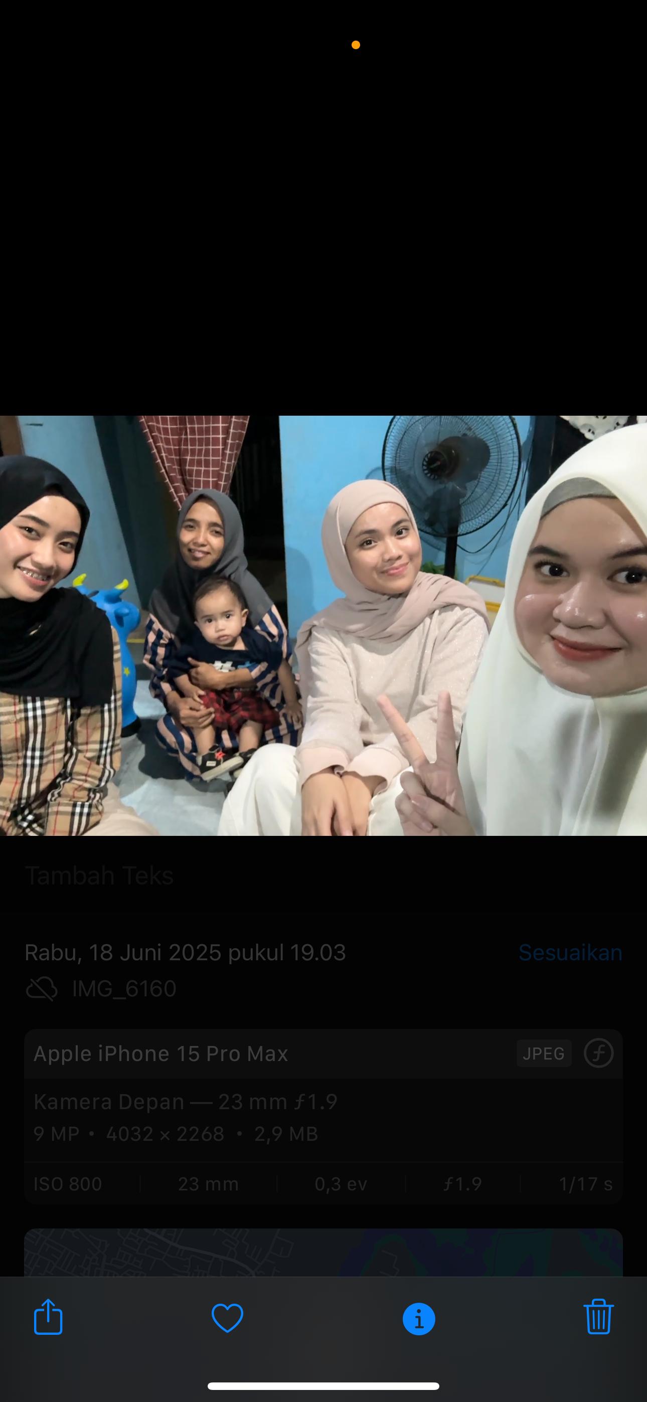 Kunjungan ke enam bersama ibu Suci dan adek Alif