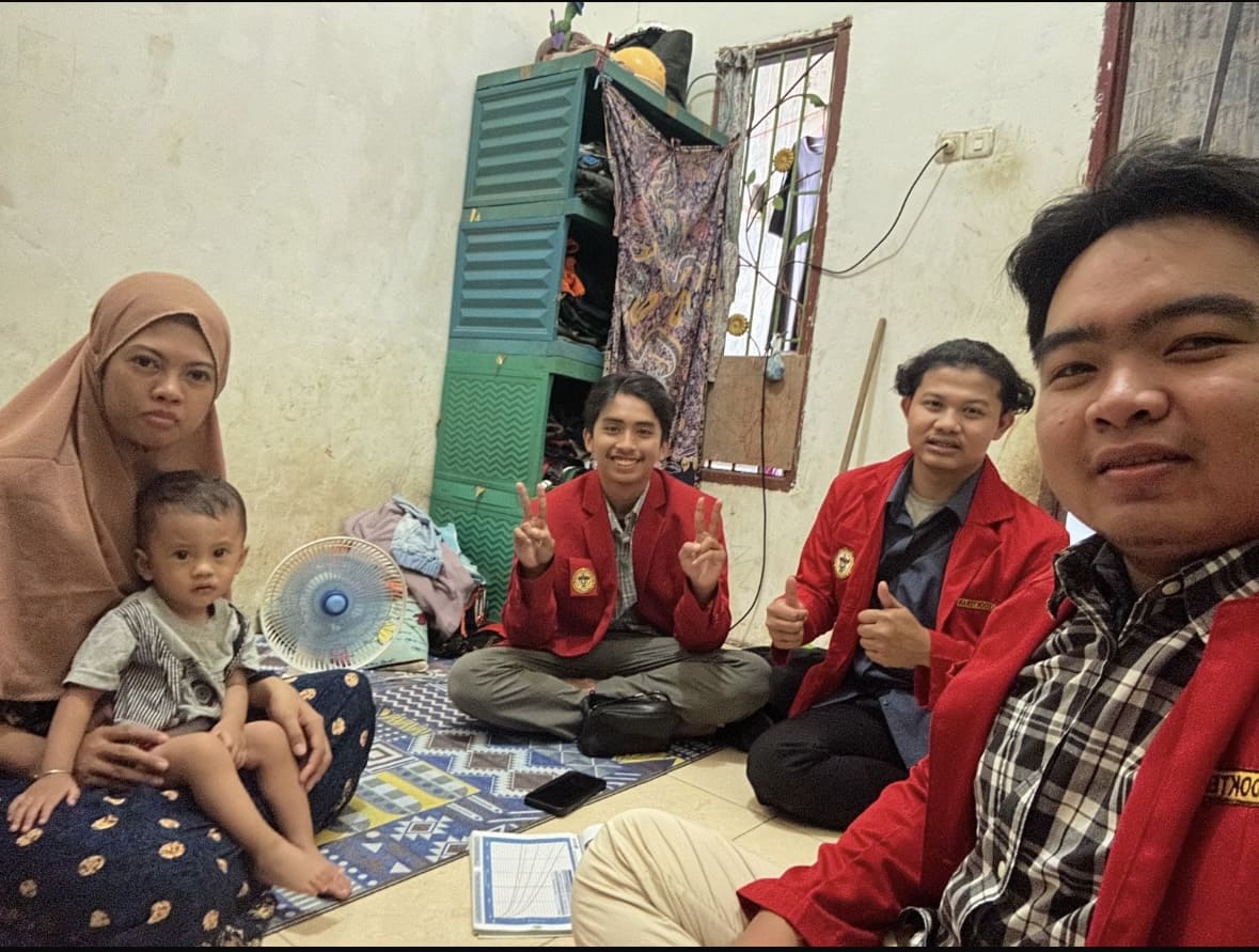 Kunjungan keempat ke hunian ibu fatimah dan adik zaka