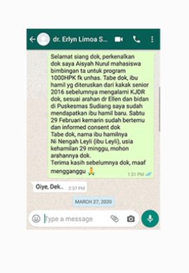 Pelaporan dan Diskusi dengan Pembimbing