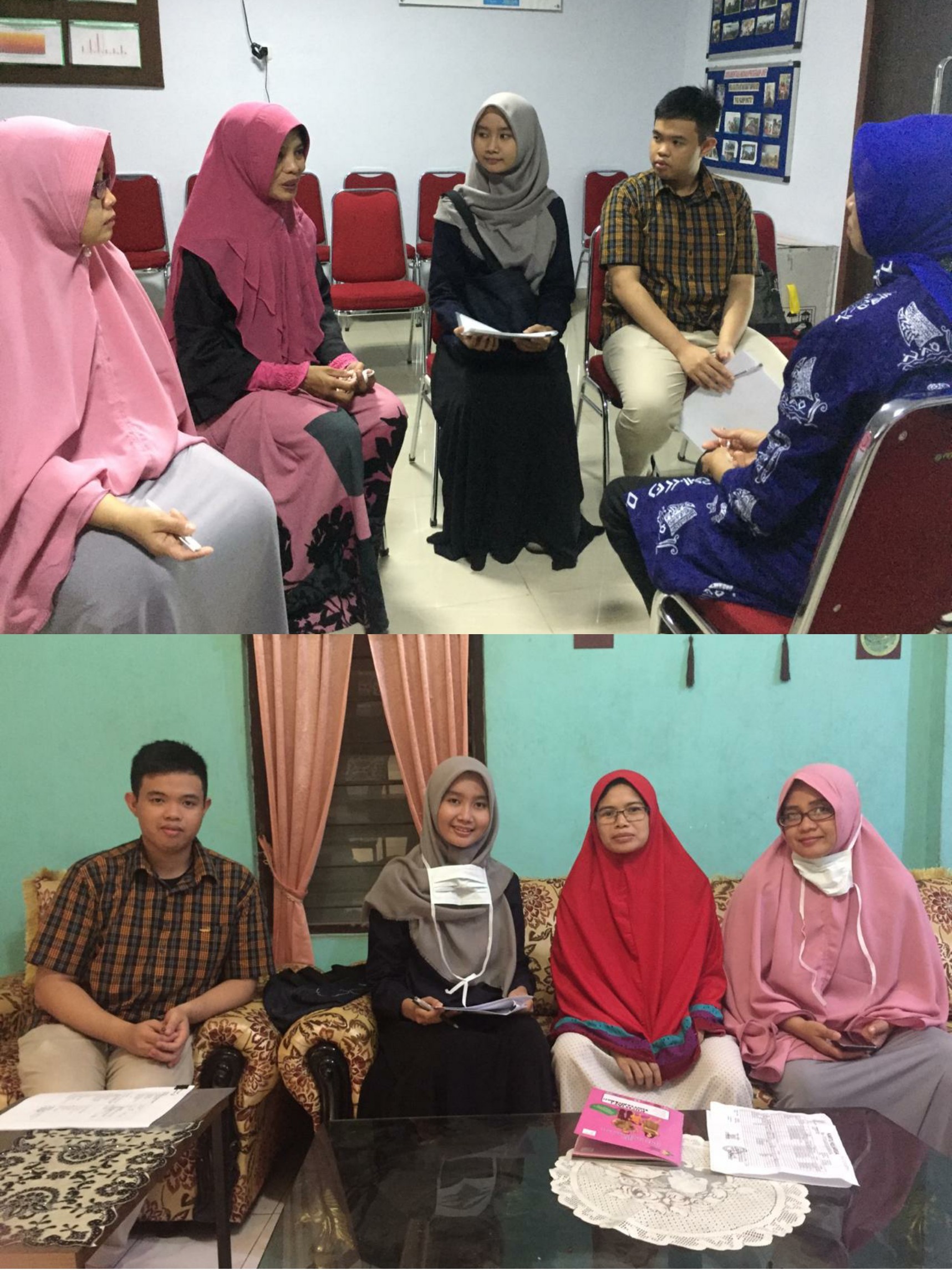 KUNJUNGAN PERTAMA ke puskesmas dan rumah Ibu Kusmiati