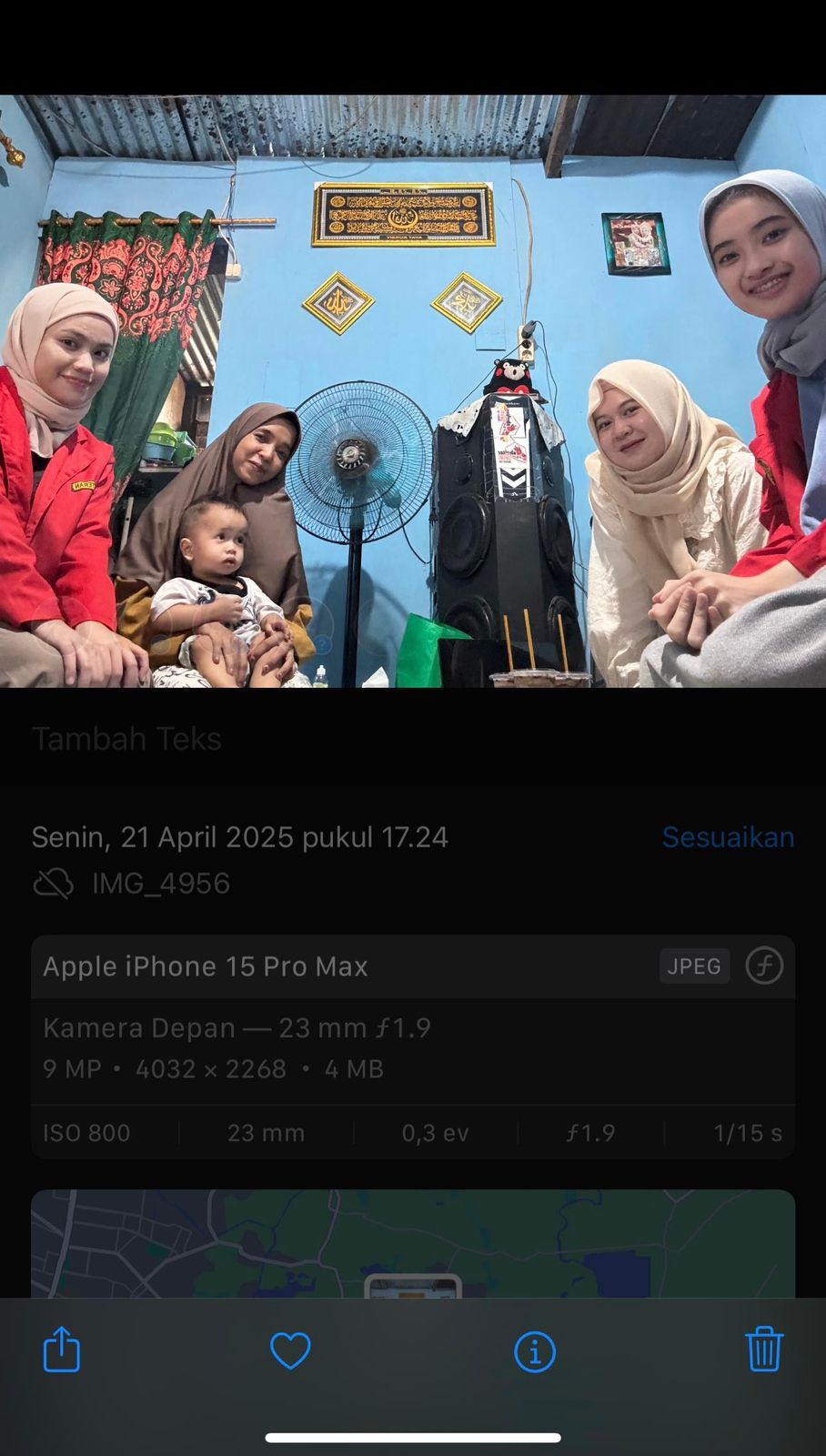 Kunjungan ketiga bersama ibu Suci dan adek Alif