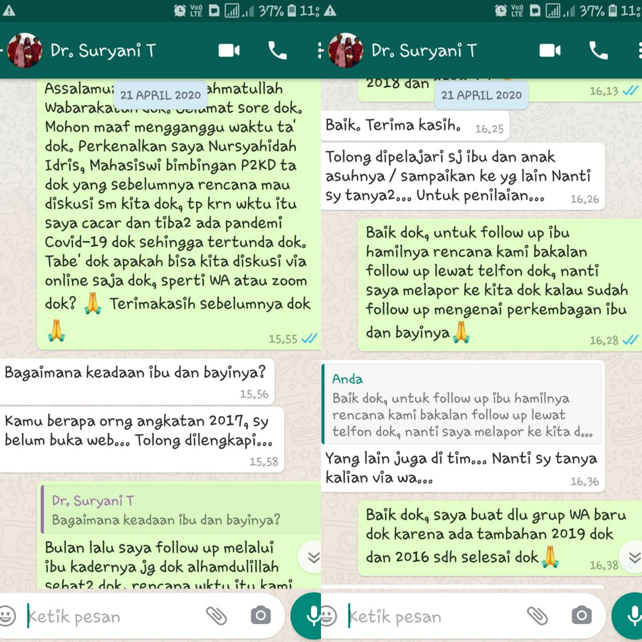 Konsultasi Dengan Pembimbing ditengah Pandemi (Part 2)