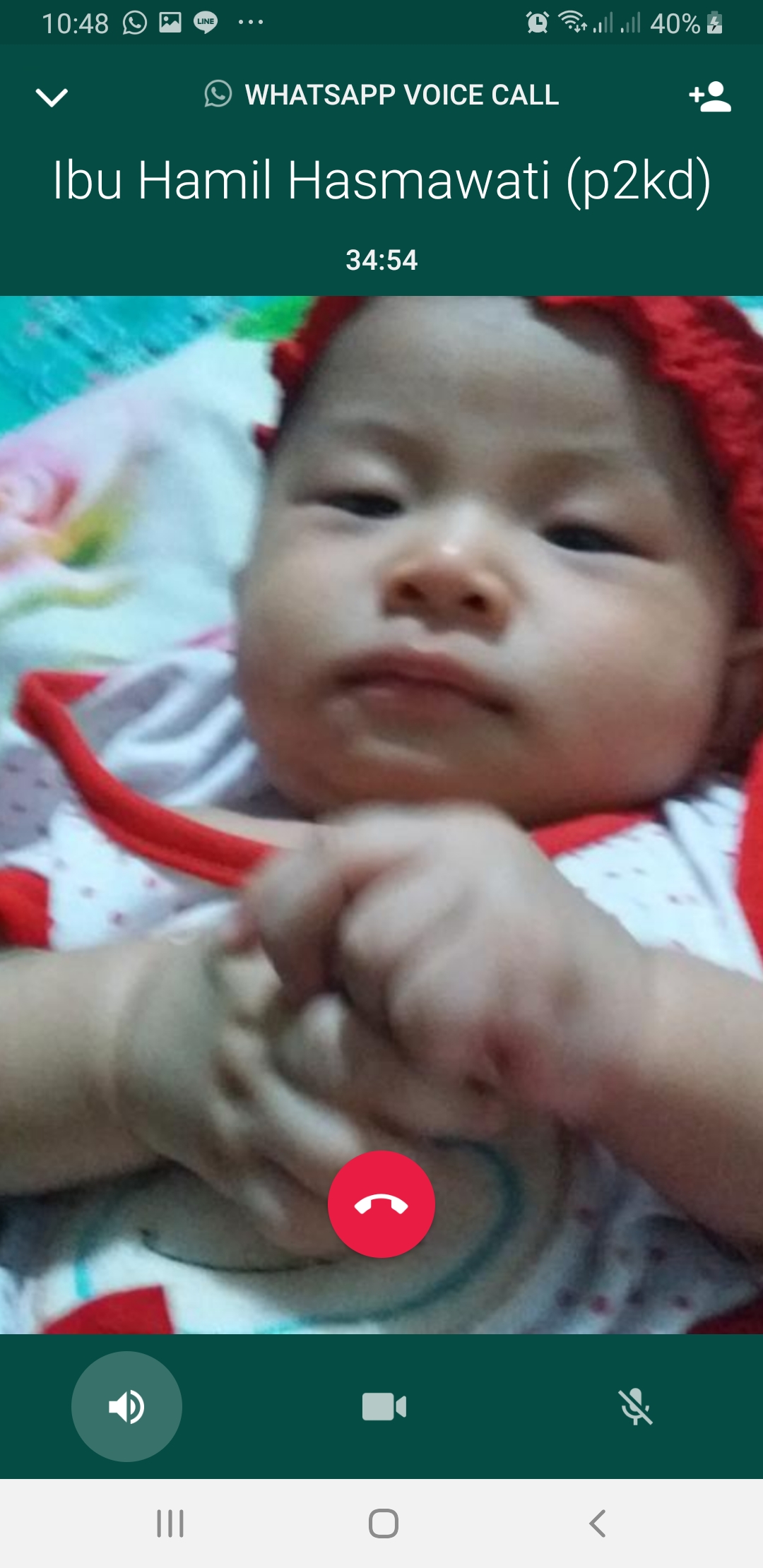 Follow up online adik Yumna via WA