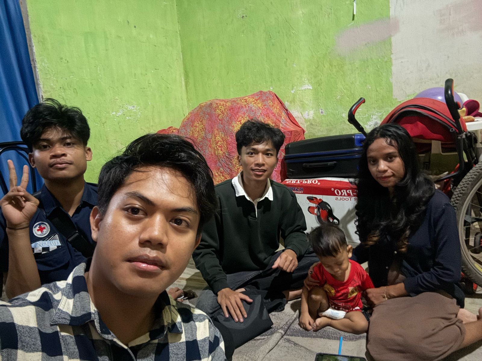Pertemuan ke lima dengan ibu avelia dan adek daniel