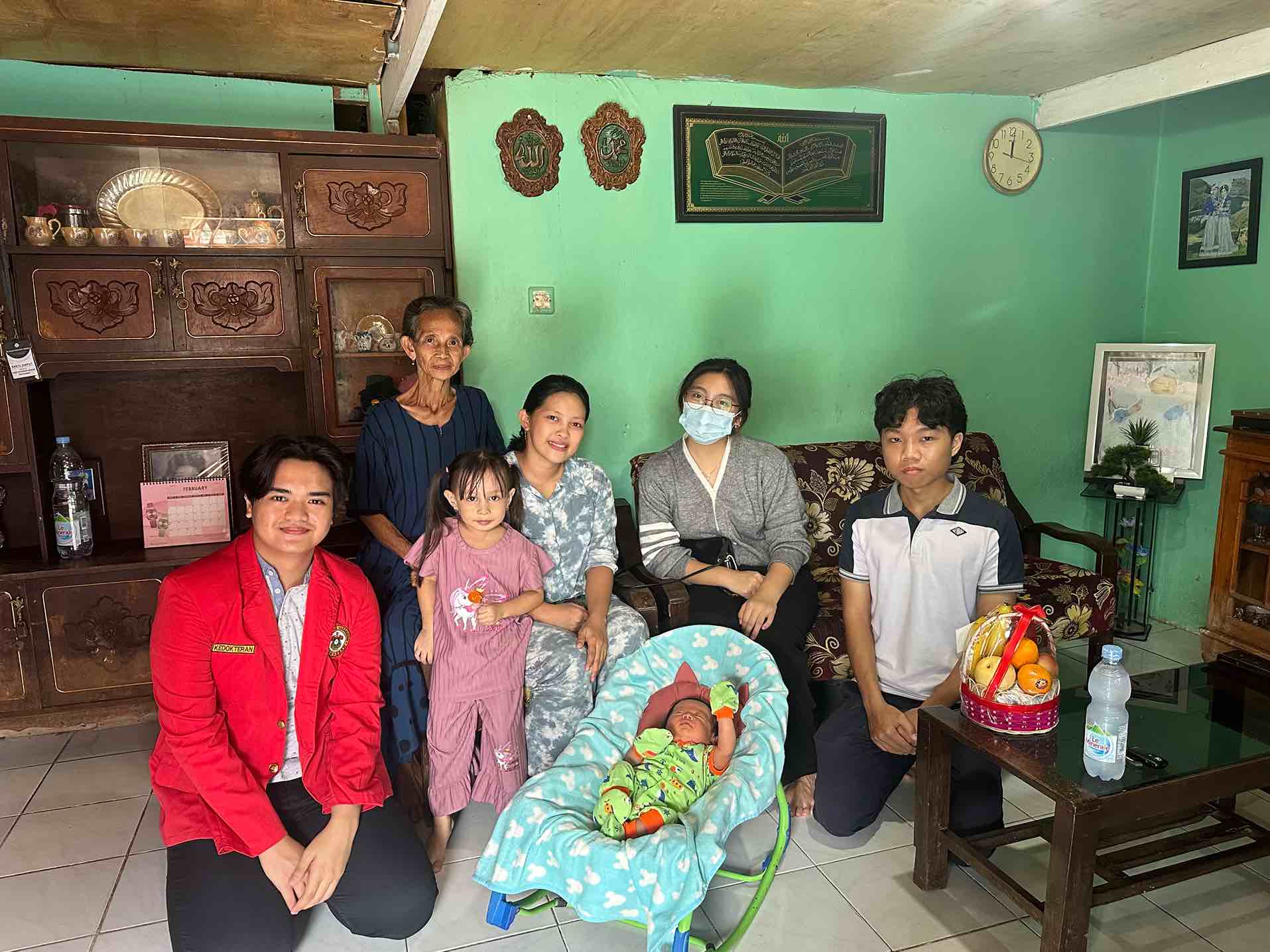 Kunjungan ketiga dengan ibu Selvia dan adik Kiandra (16 Februari 2024)
