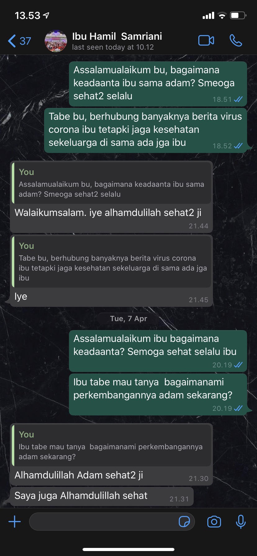 Tetap Semangat Adik Adam!!