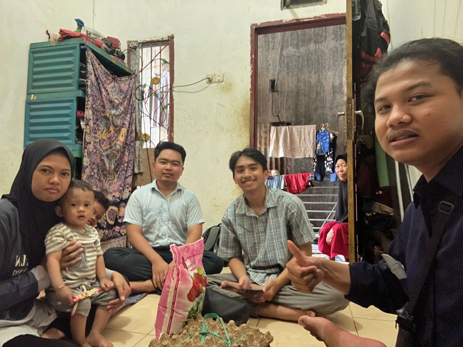 Kunjungan kedua ke hunian ibu fatimah dan adik zaka