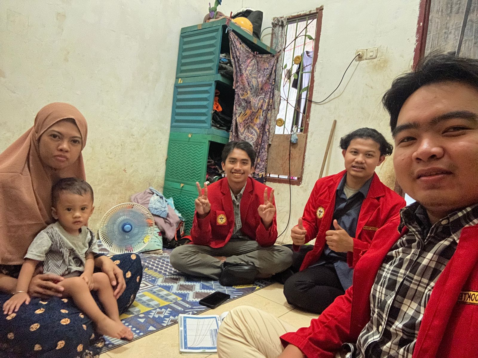 Kunjungan keempat ke hunian ibu fatimah dan adik zaka