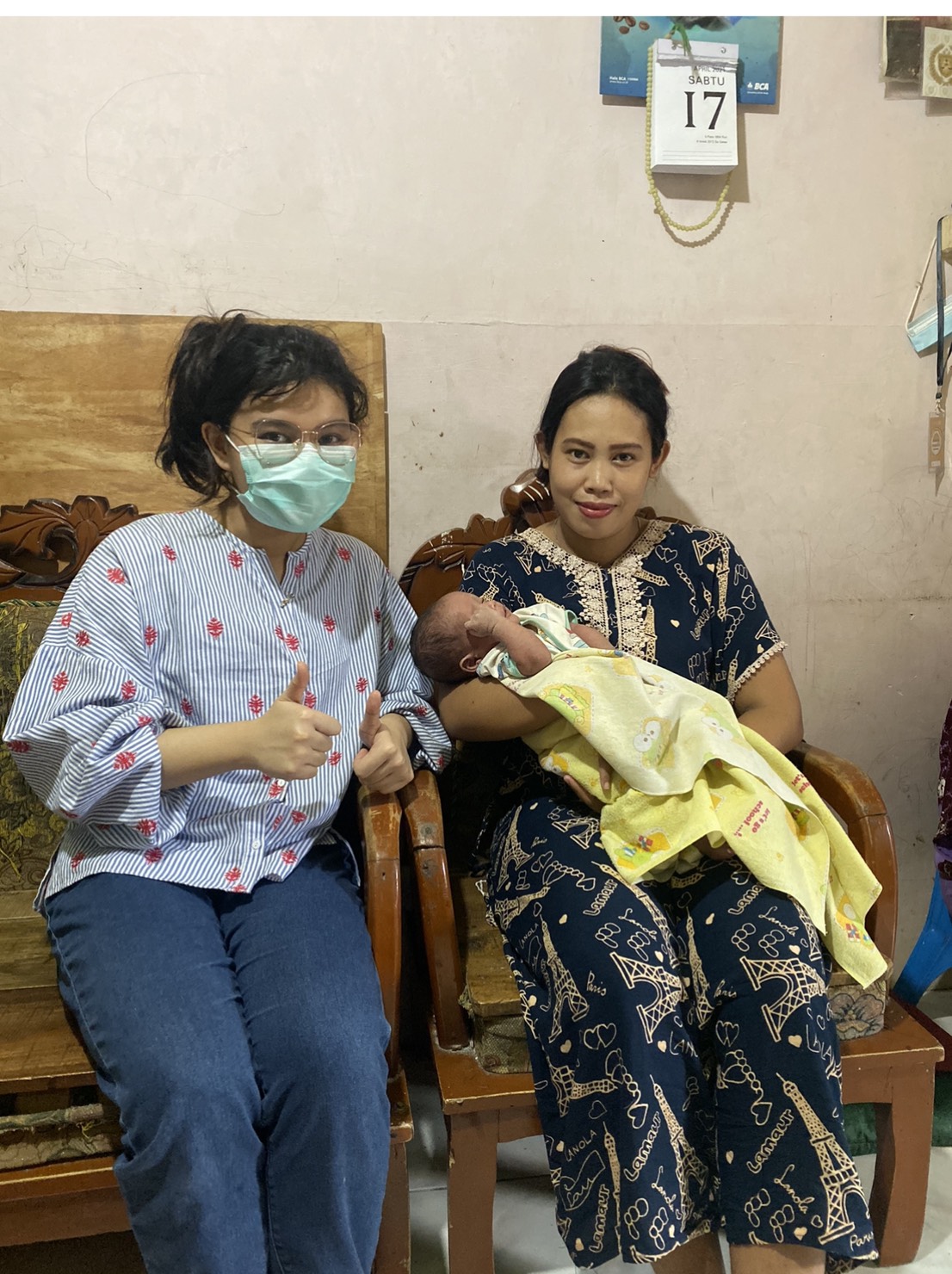 Bertemu dengan si buah hati 