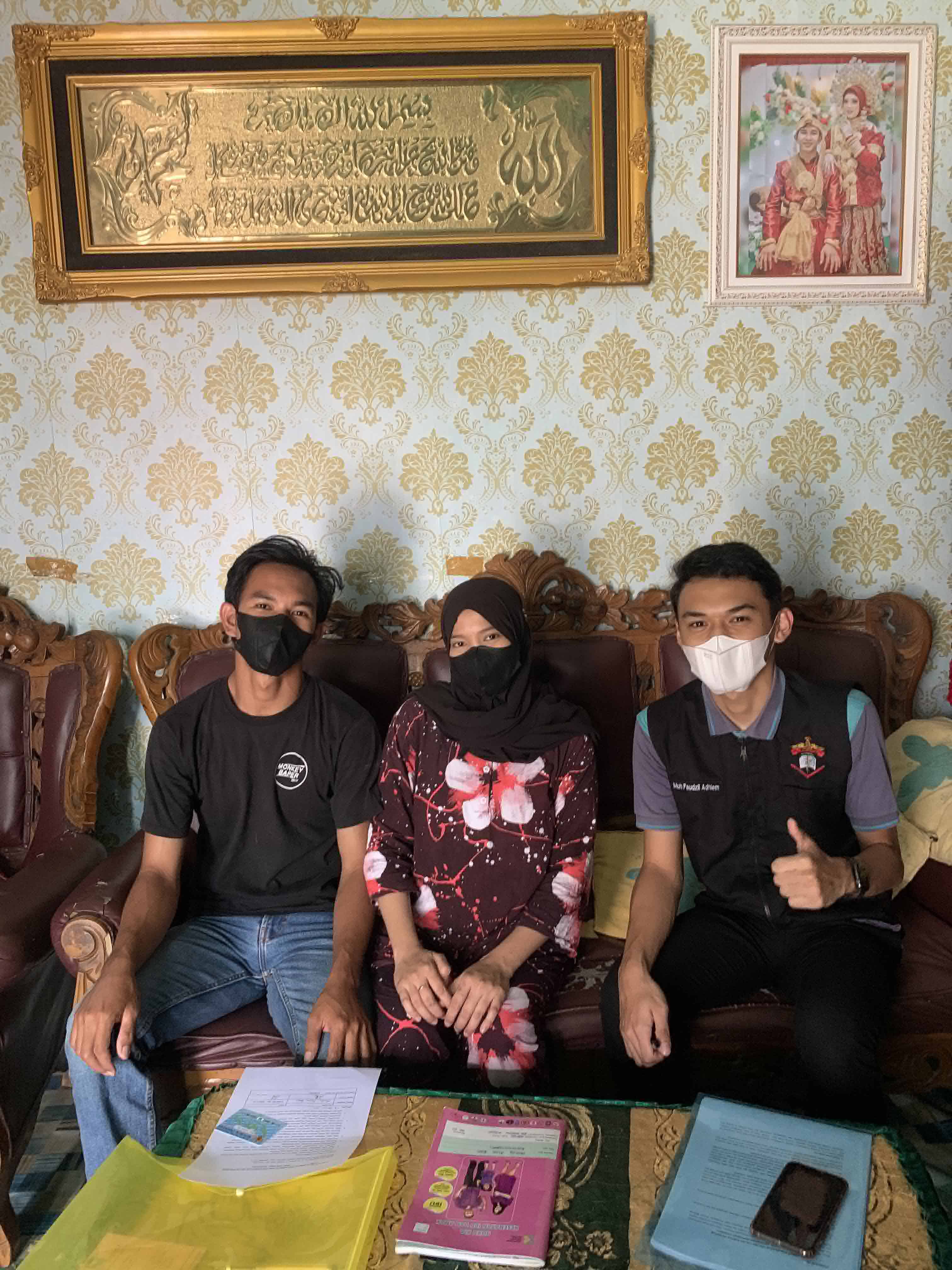 Wujud Semangat Primigravida Ibu Shindy pada Kunjungan Kedua.