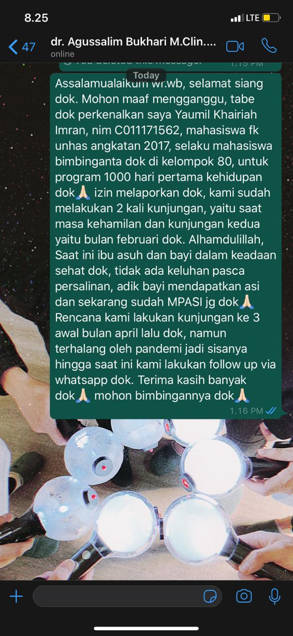 Konsultasi dengan Dosen Pembimbing