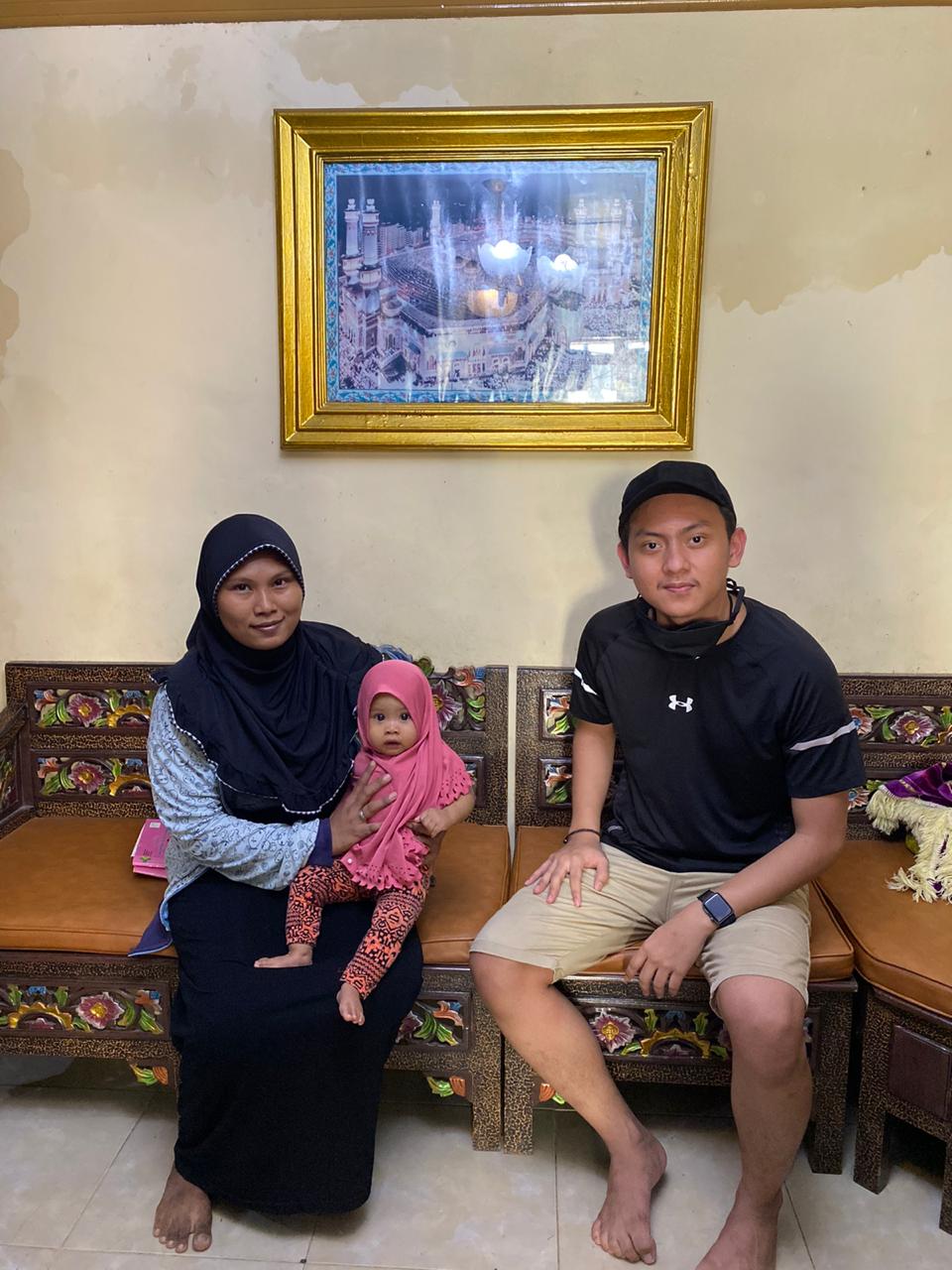 Kunjungan ke ibu fajriyani dan adik maizah qonita