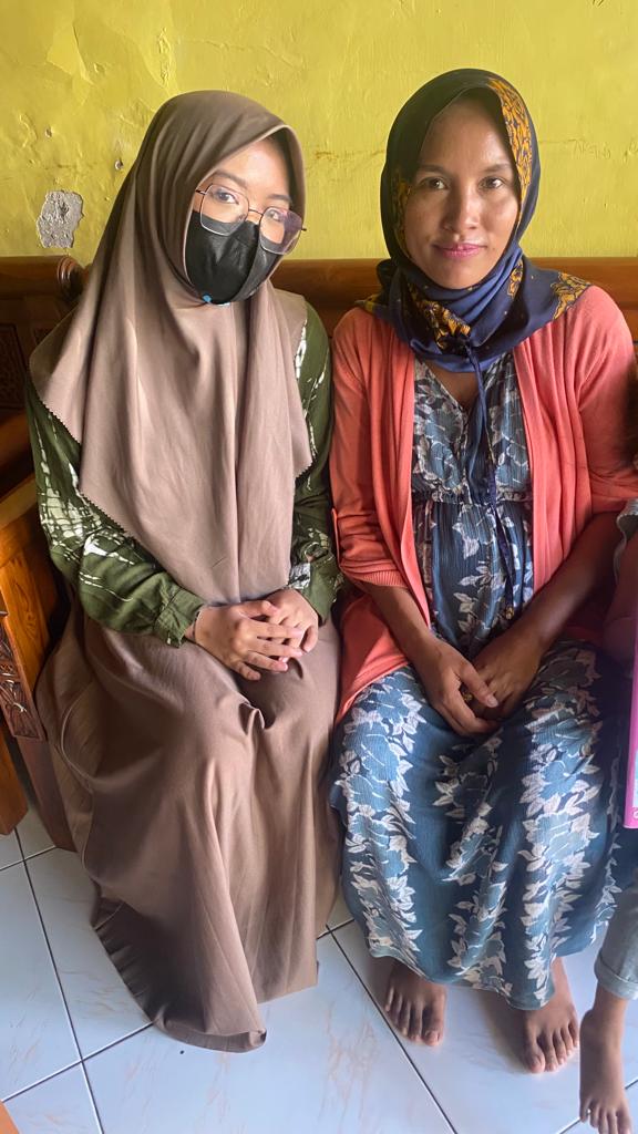 Kunjungan pertama dengan Ibu Mardiana