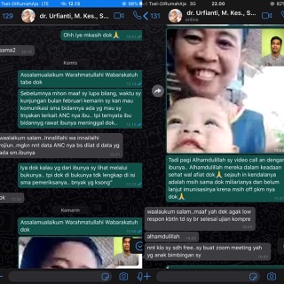 Konsultasi & Laporan ke "Dokter Pembimbing, dr. Urfianty, M.Kes, Sp.A"