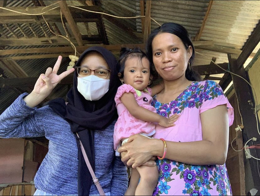 Kunjungan pertama ibu nasira pada 24 Maret 2021