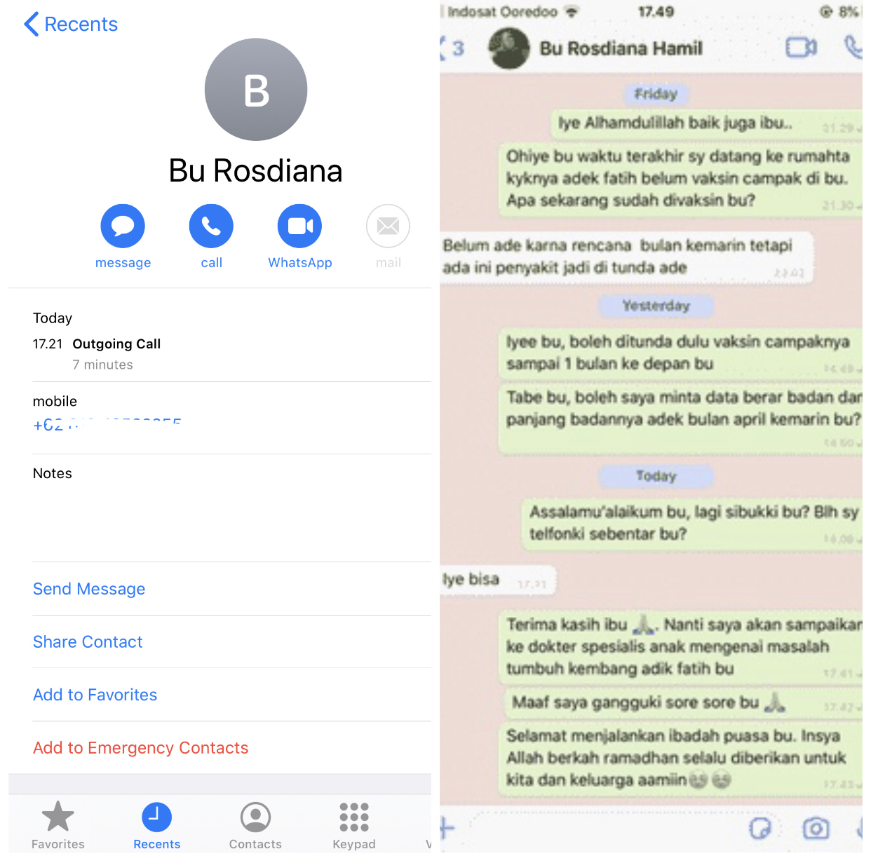 Follow Up Kondisi Ibu dan Bayi 