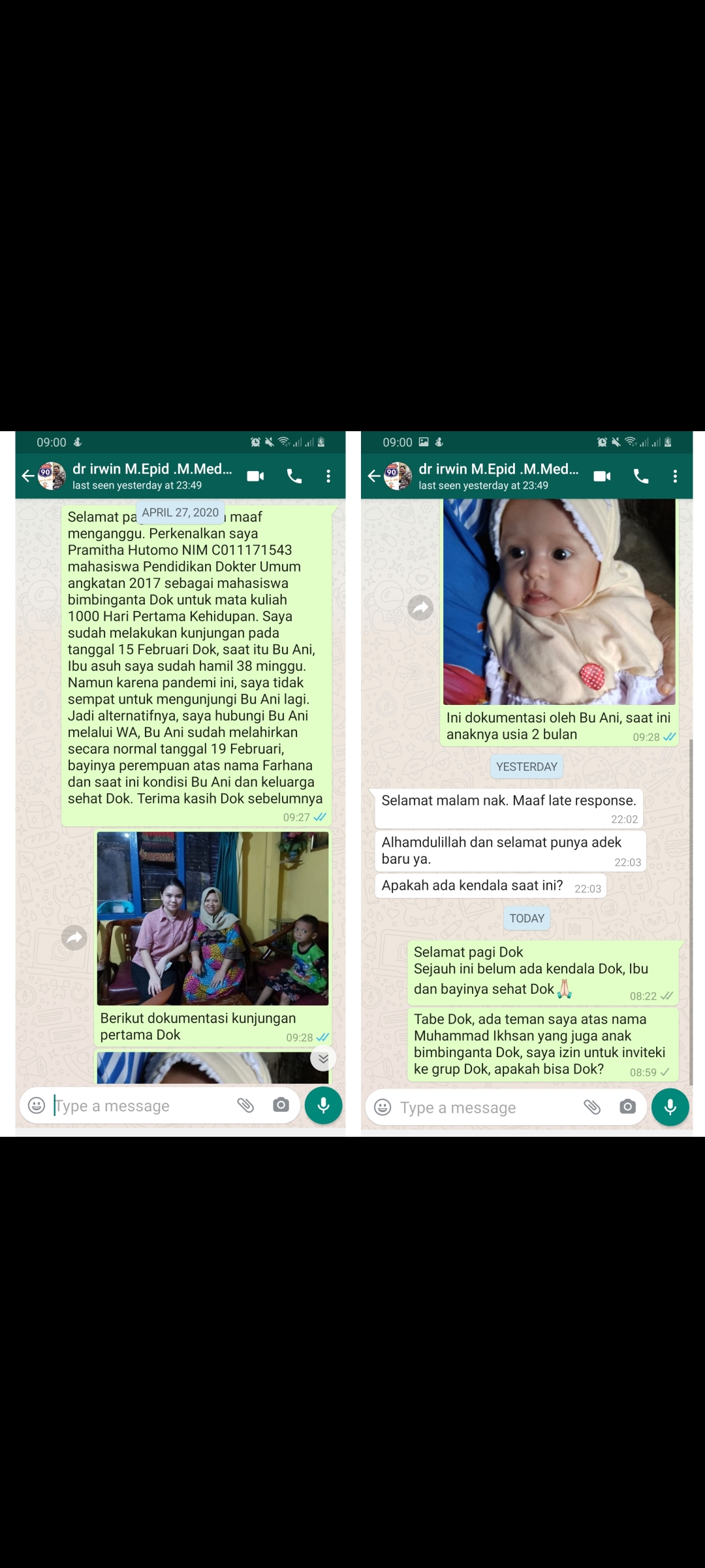 Diskusi dengan Pembimbing
