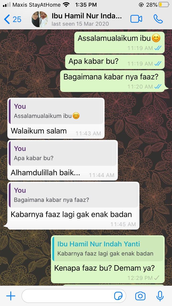 Follow up Bu Indah