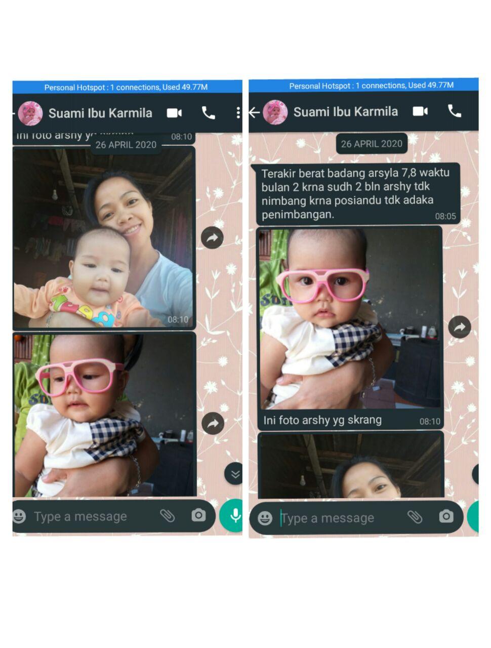 Bertanya Khabar Si Cantik Arshyla 
