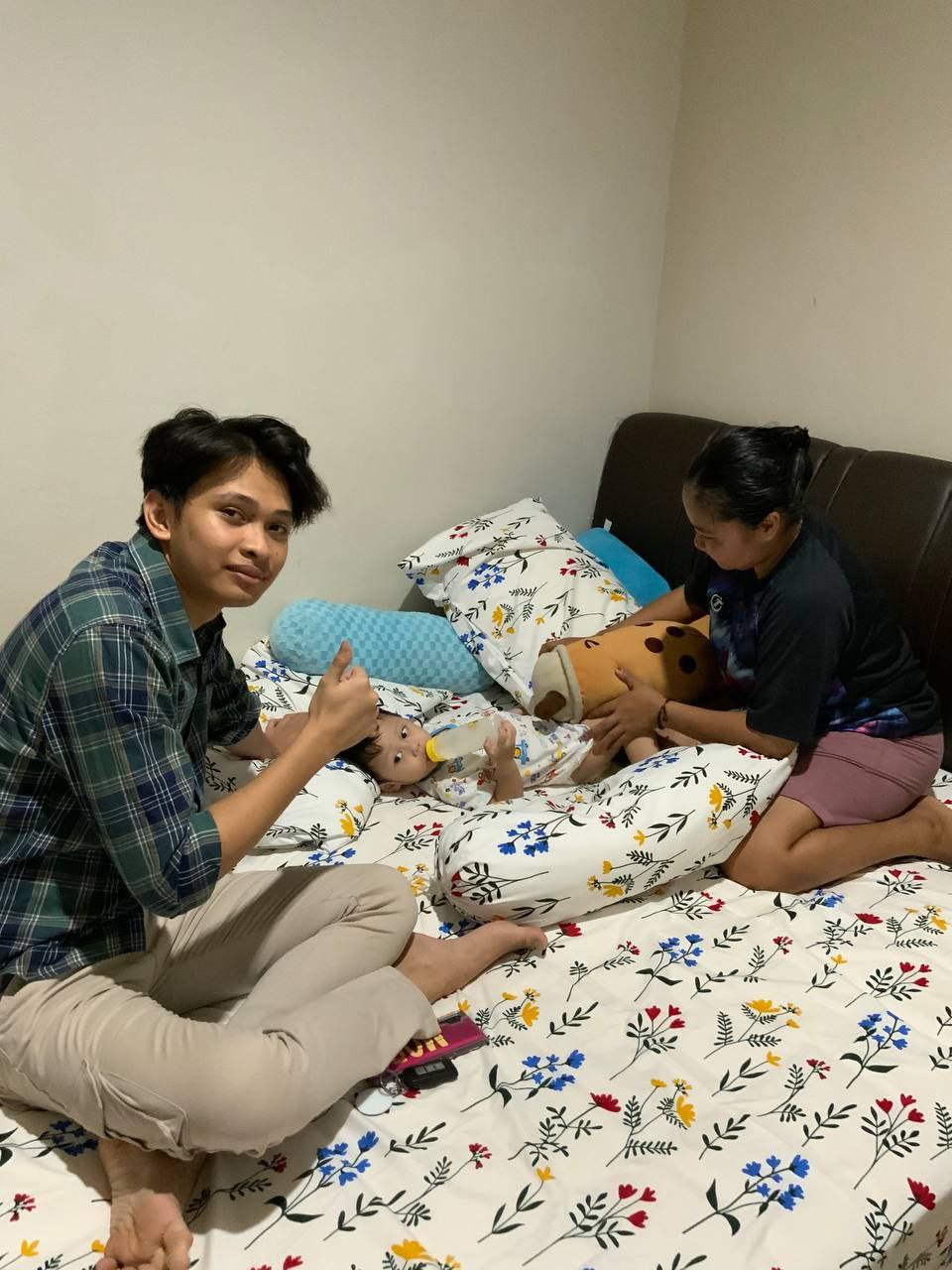 Kunjungan pertama dalam program 1000HPK ke rumah Ibu Nurul dan Adik Gibran
