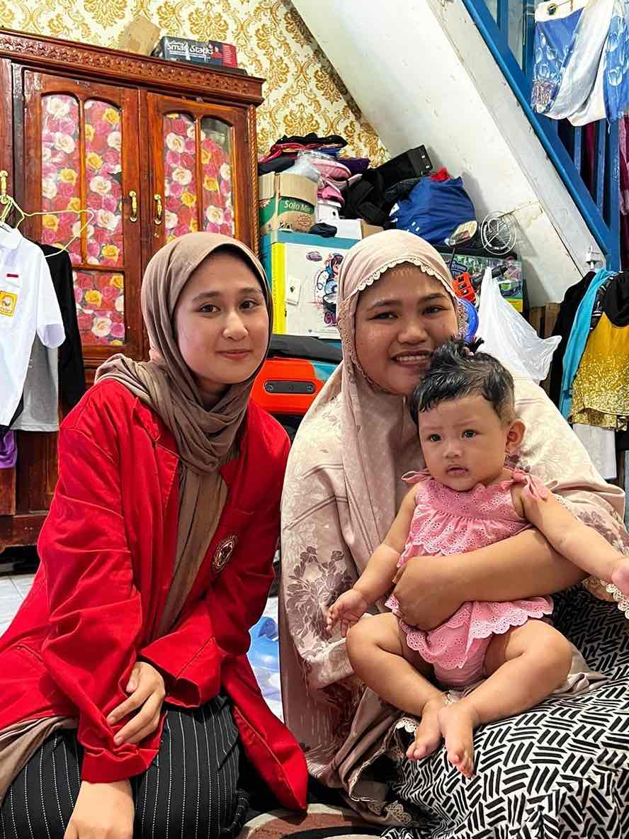 KUNJUNGAN PERTAMA KEPADA IBU NURUL AFIAT, MELIHAT PERKEMBANGAN ADZKIA YANG SUDAH BERUMUR 5 BULAN 