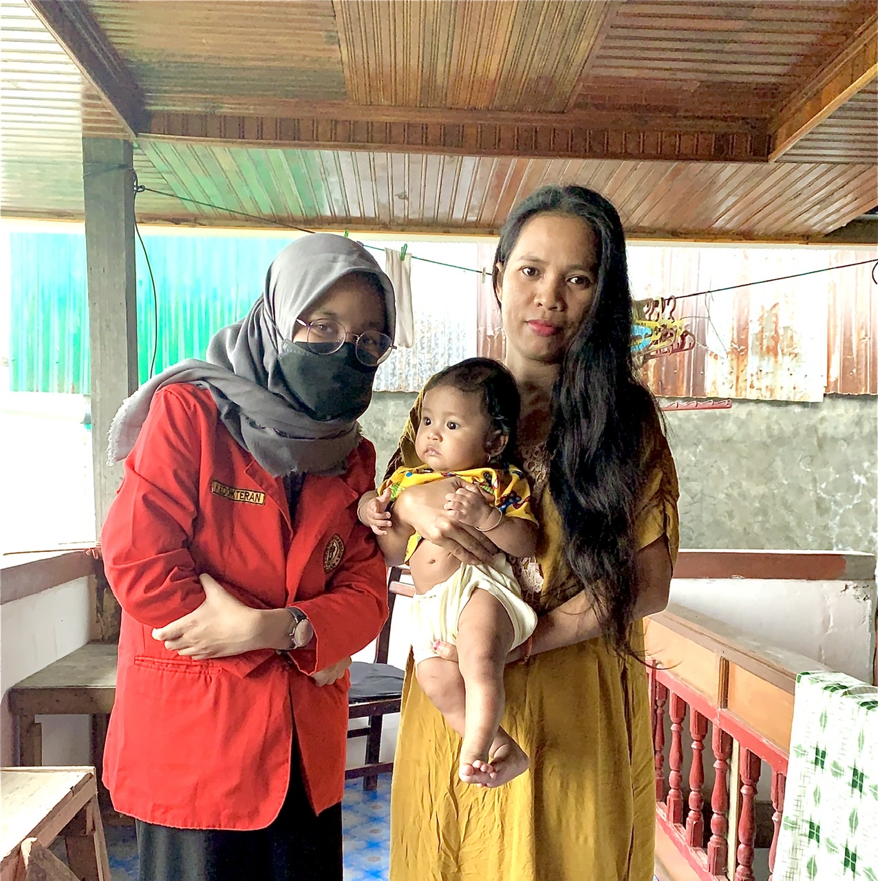 Kunjungan kedua Ibu Nasira dan adik bayi yg telah lahir 13/03/2022