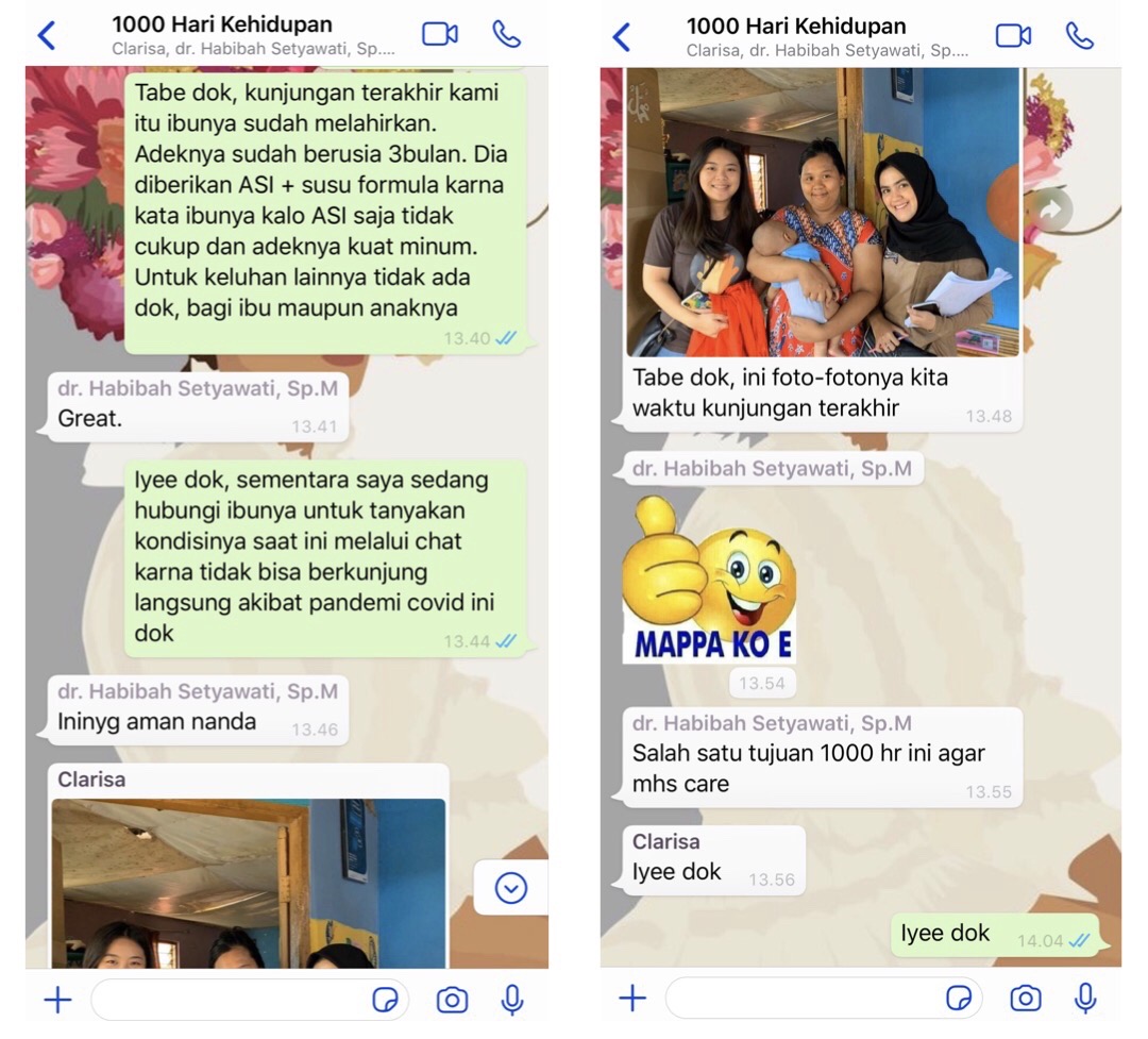 Diskusi dengan dr pembimbing