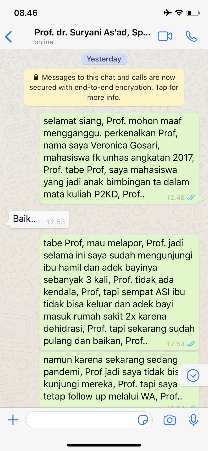 Diskusi Bersama Pembimbing