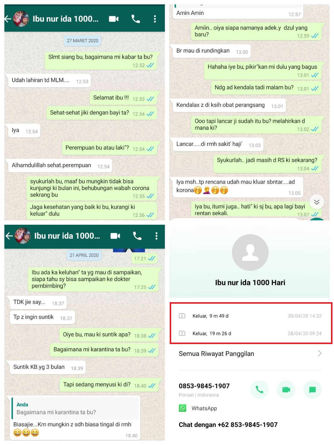 Follow Up Ibu Ida " Kelahiran Adek Anisa"