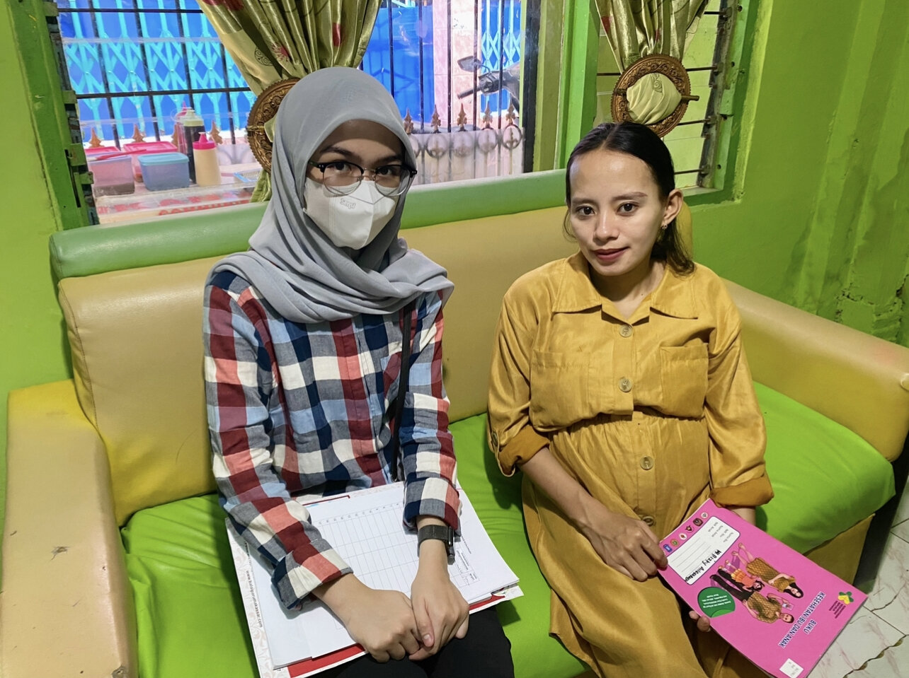 Pertemuan Kedua dengan Ibu Rizki di Akhir Masa Kehamilannya