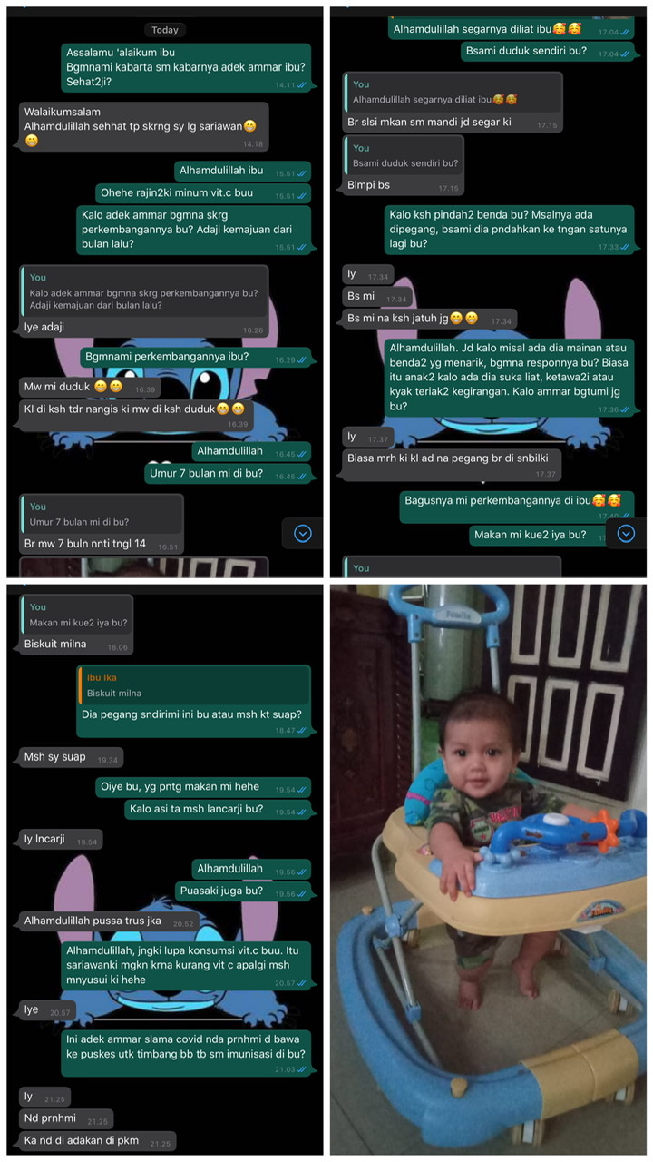 Follow up ke-6 (masih dalam wabah)
